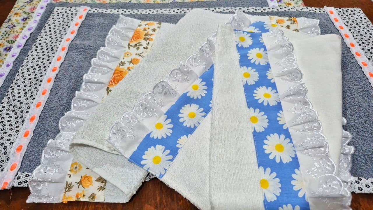 USE SUAS TOALHAS VELHAS - DUAS IDEIAS PARA VOCÊ REUTILIZAR!! FÁCIL E RÁPIDO - #diy