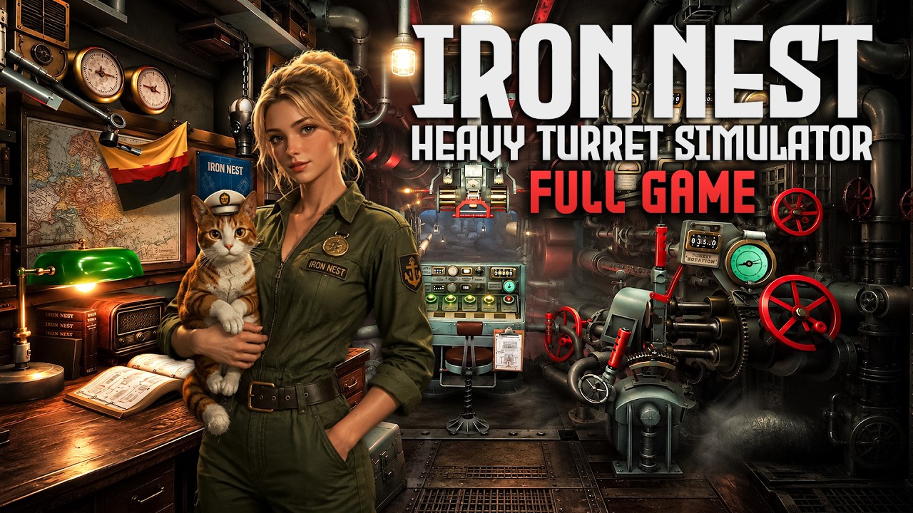 Iron Nest - Heavy Turret Simulator | Full Game | No Commentary