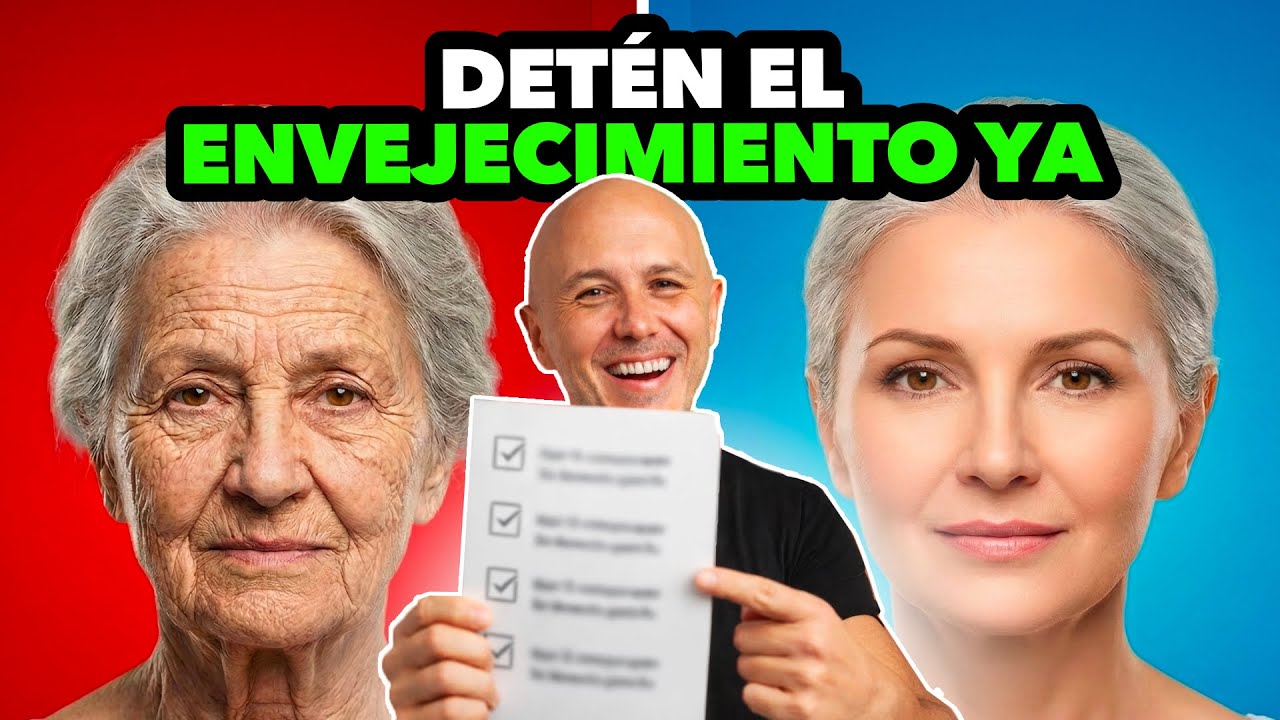¡4 Pasos Para No Envejecer En El 2026! Revierte Tu Edad Biológica y Ten Una Apariencia Más Joven