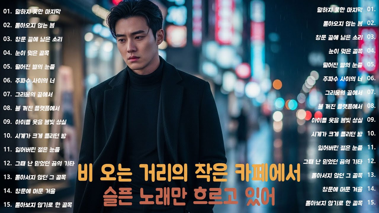 [K-POP] 말없이 술잔을 비우며 스며드는 선술집 이별 발라드 모음