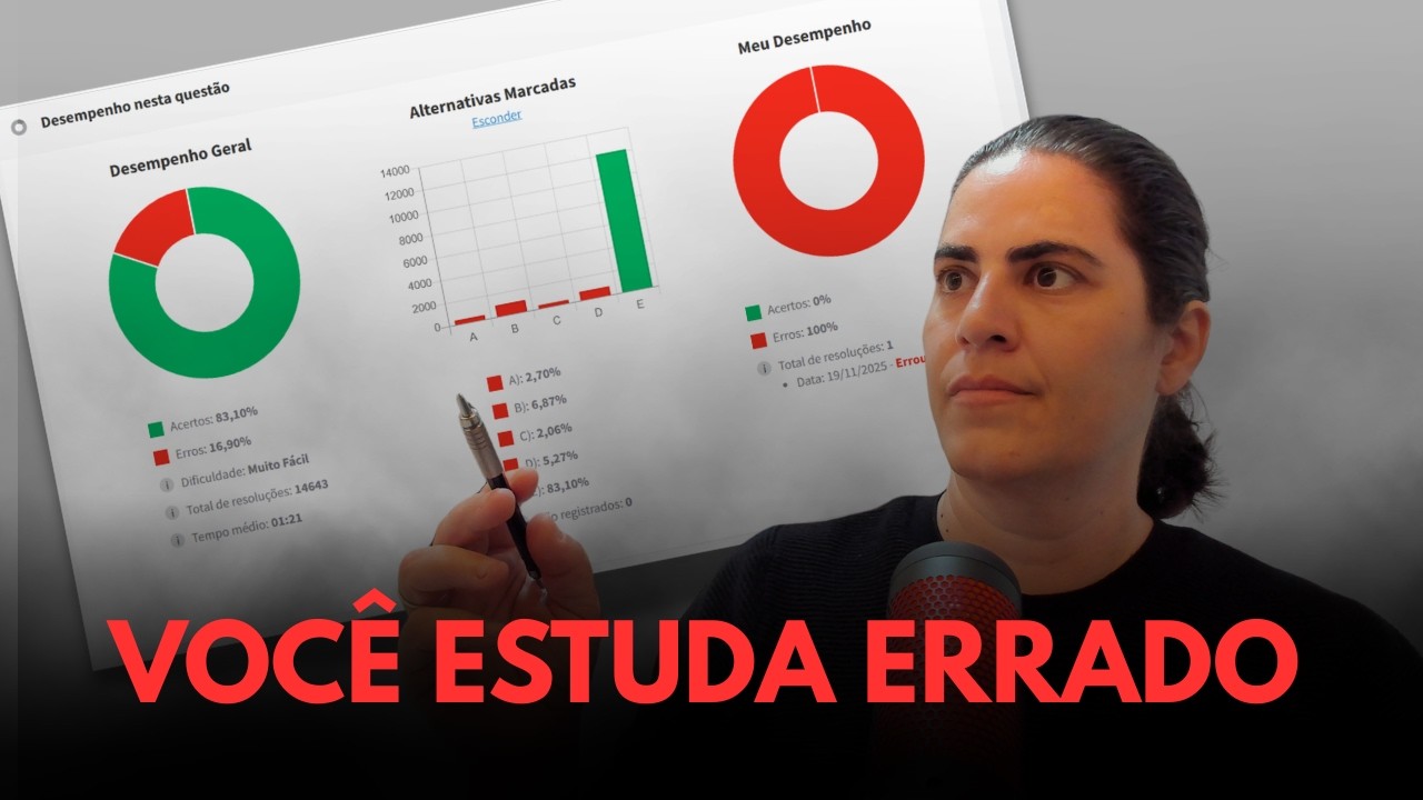 Quase todo concurseiro estuda errado — e é por isso que não passa