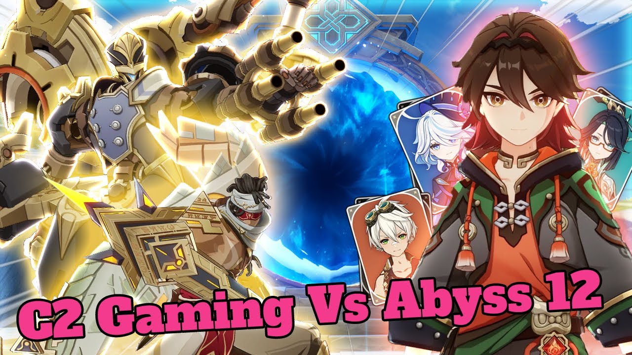 C2 Gaming Vs 4.4 Spiral Abyss 12 ! (9 Star Clear) - Genshin Impact