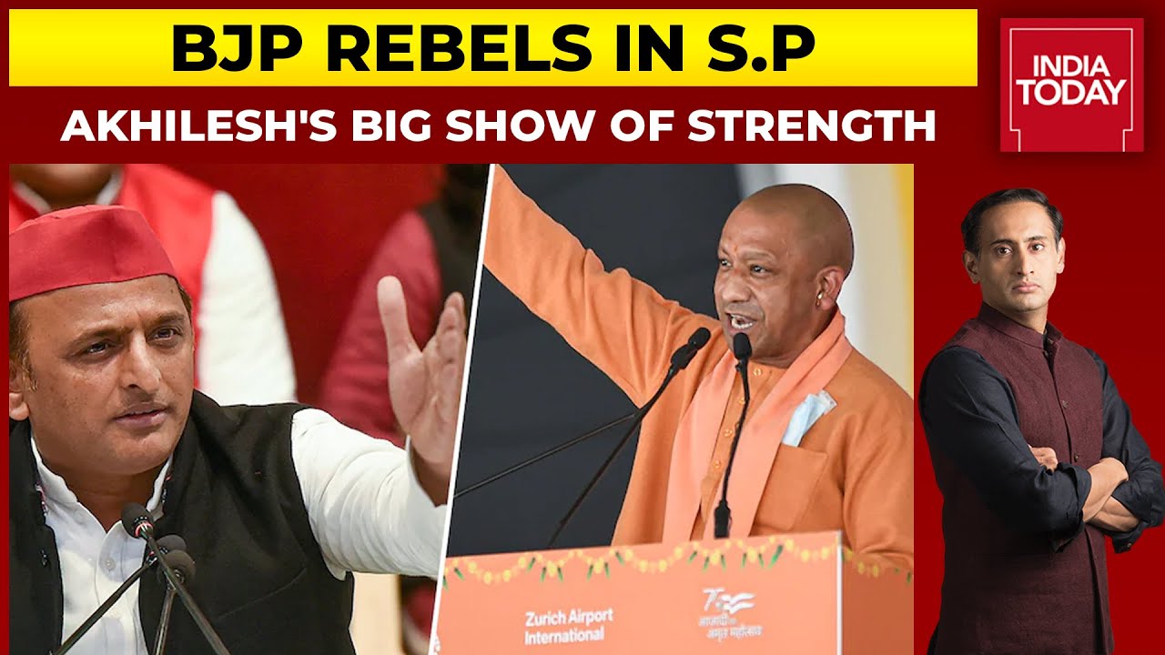 U.P Polls: Akhilesh Yadav's Big Show Of Strength, BJP Rebels In S.P | Newstrack With Rahul Kanwal