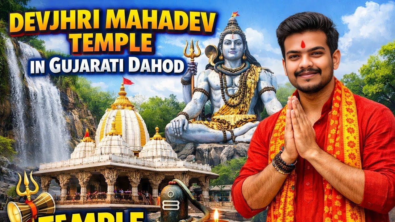 Devjhri Mahadev Temple Vlog | Hidden Shiva Temple in Gujarati, Dahod 🔱 | Peaceful Place