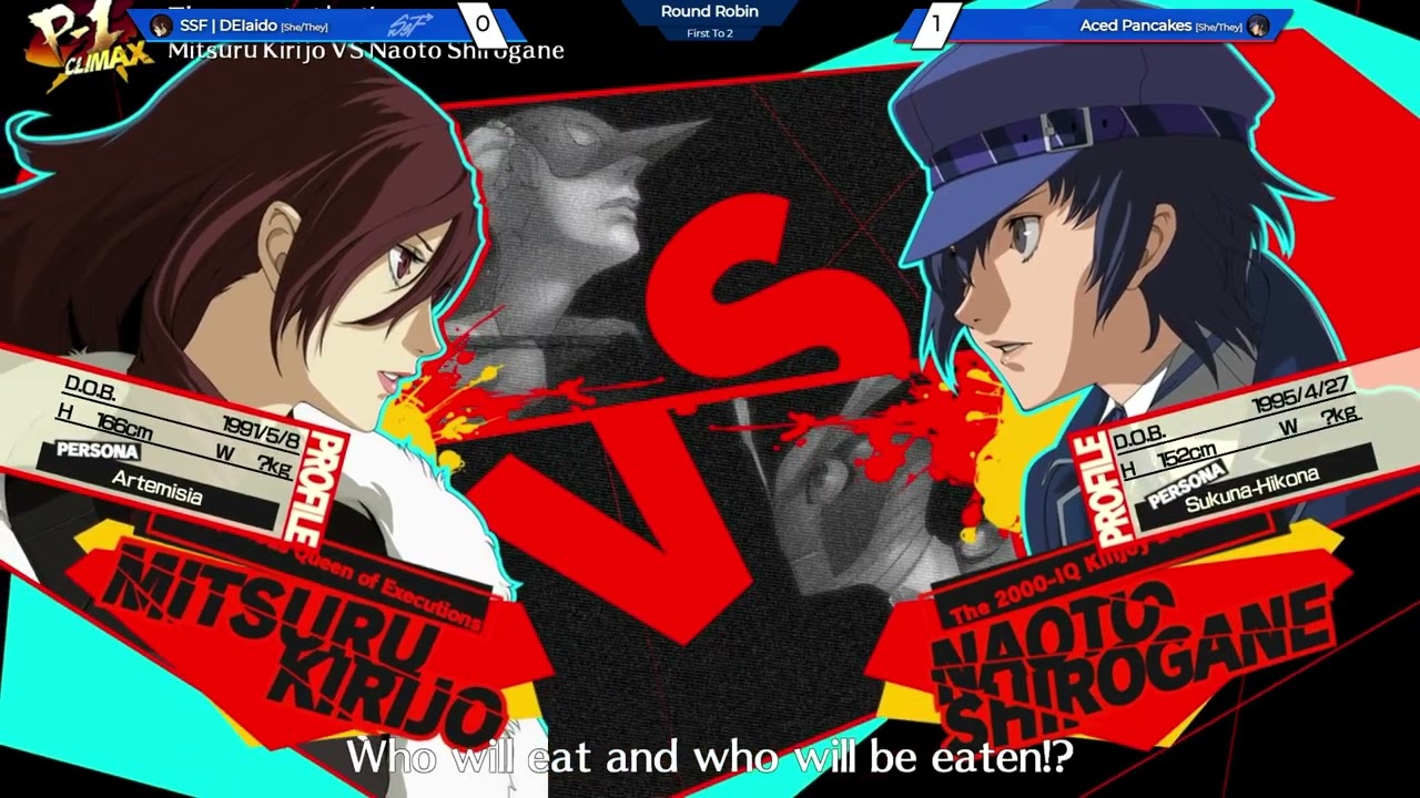 [02/21/26] #P4AU RR: SSF|DEIaido (Mitsuru Kirijo) VS Aced Pancakes (Naoto Shirogane)