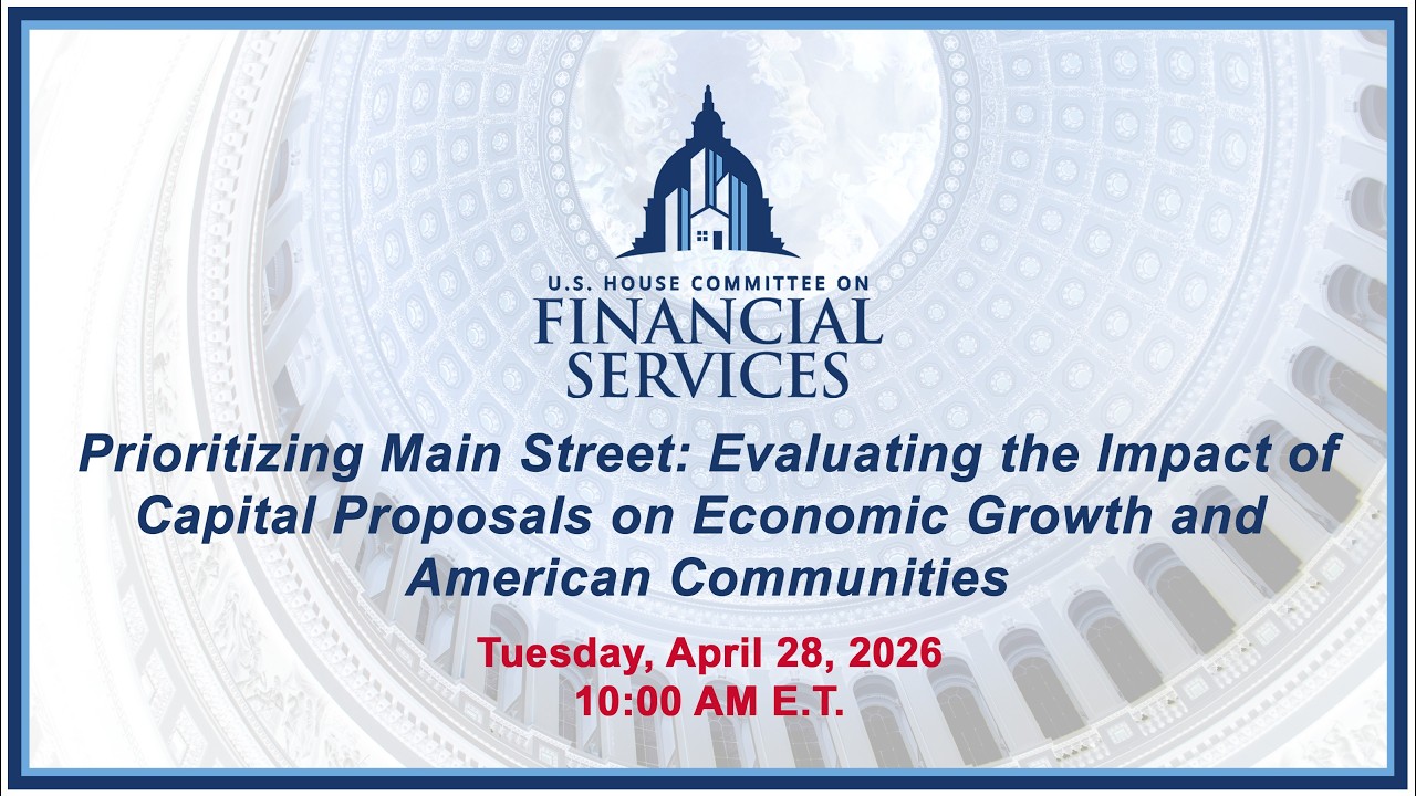 Prioritizing Main Street: Evaluating the Impact of Capital Proposals on Economic... (EventID=119232)