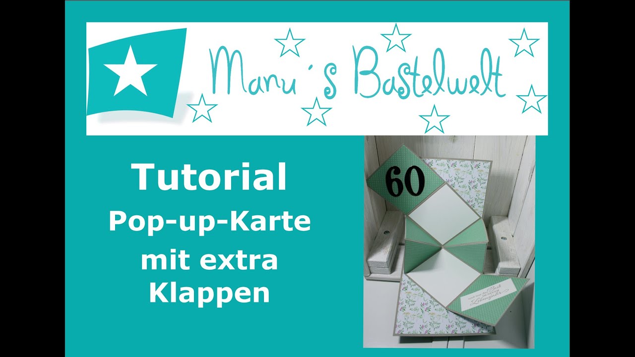 Popup Karte zum 60  Geburtstag