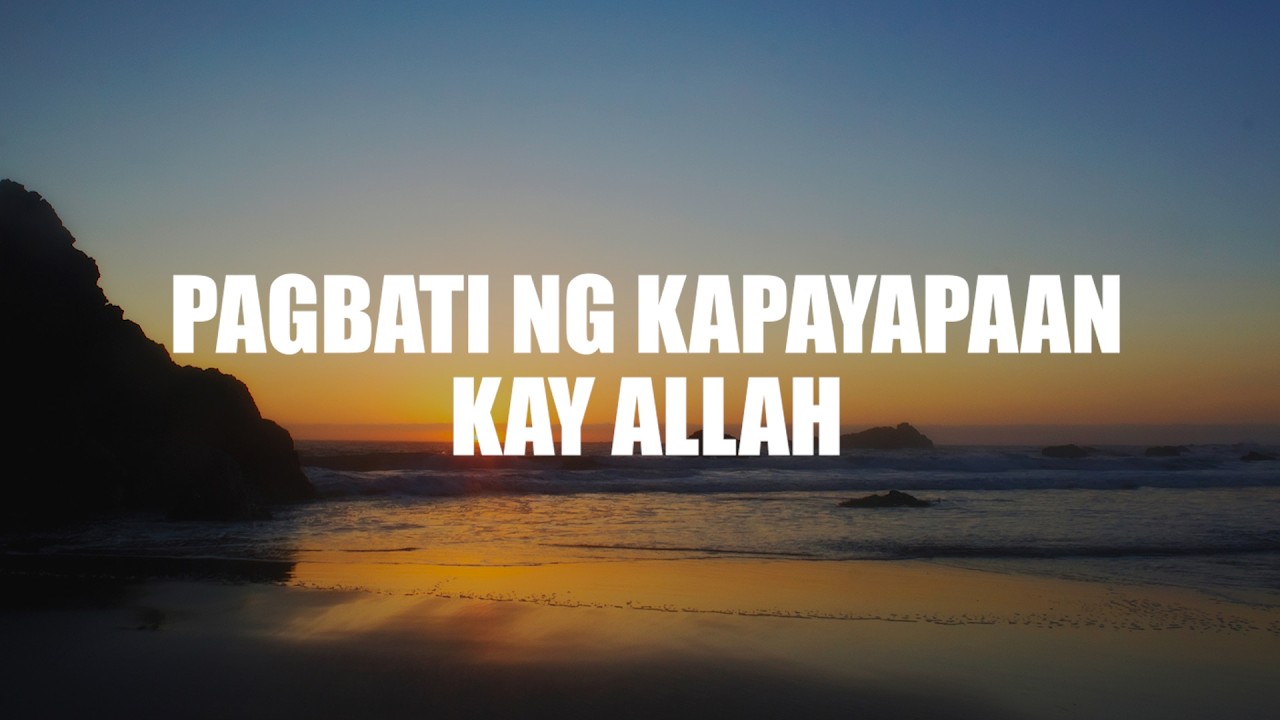 Pagbati ng Kapayapaan kay Allah