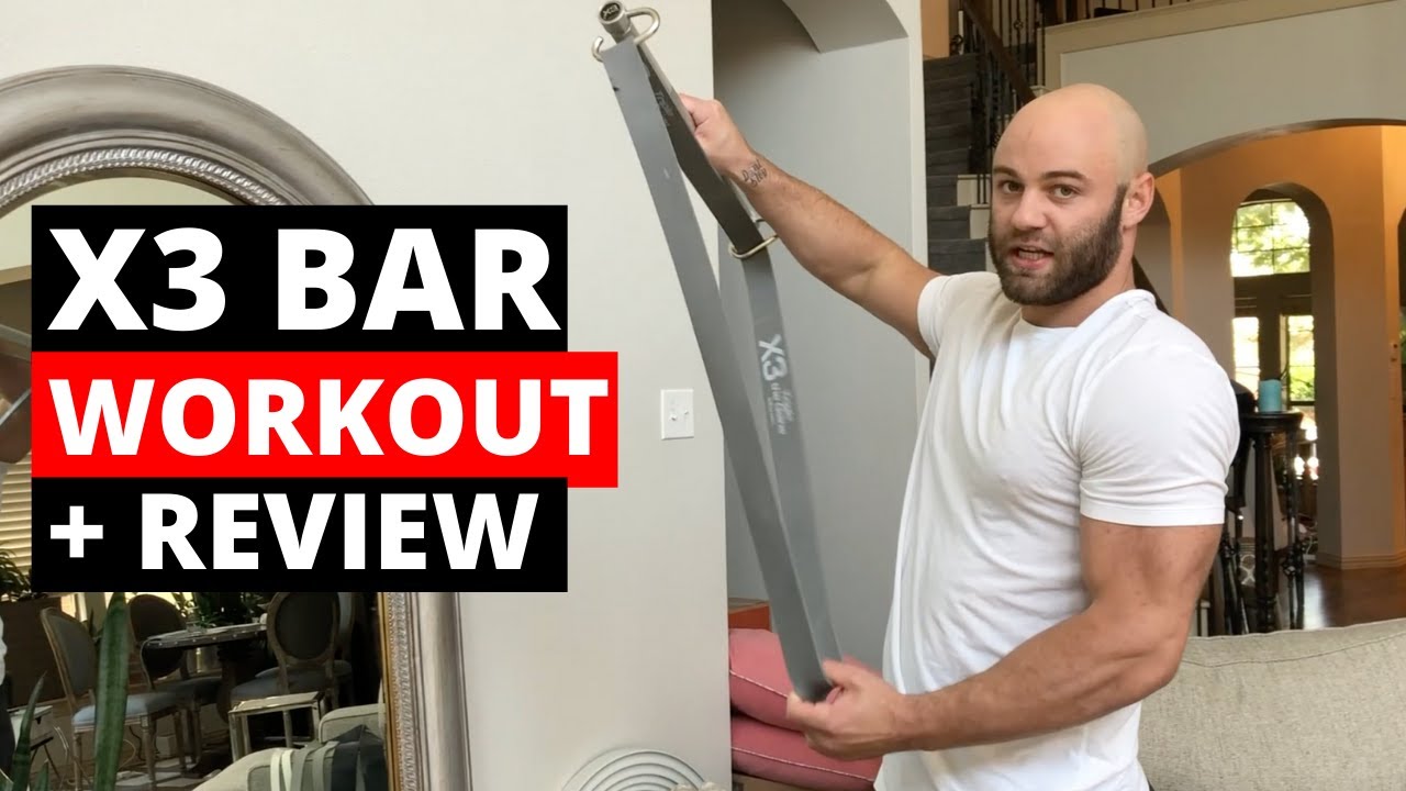X3 Bar Workout and Review | New Biohack to Build Muscle Fast at Home