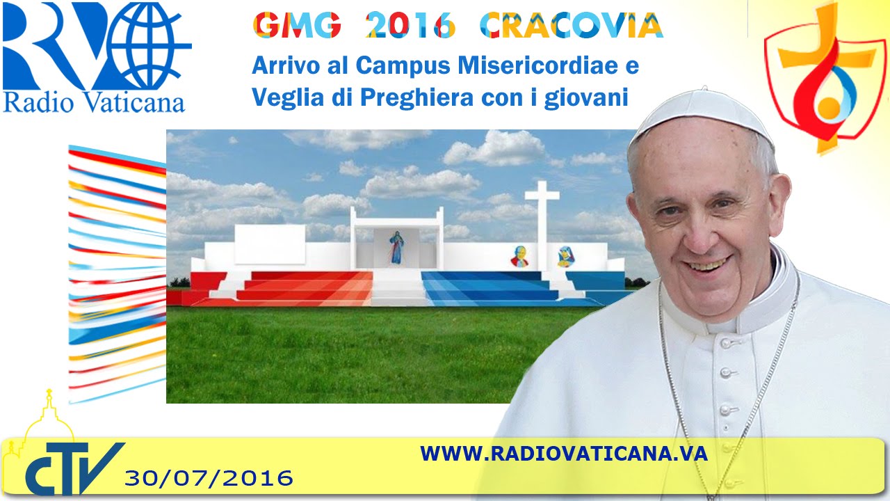 Papa Francesco in Polonia, Veglia con i Giovani della GMG