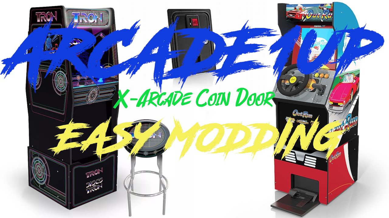 Arcade1up Modding (ridiculously easy coin door mod)