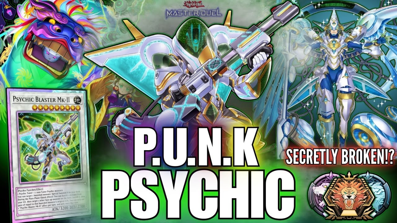 This P.U.N.K Psychic Deck IS a META KILLER? / Psychic Deck 2025 / Yu-Gi-Oh! Master Duel