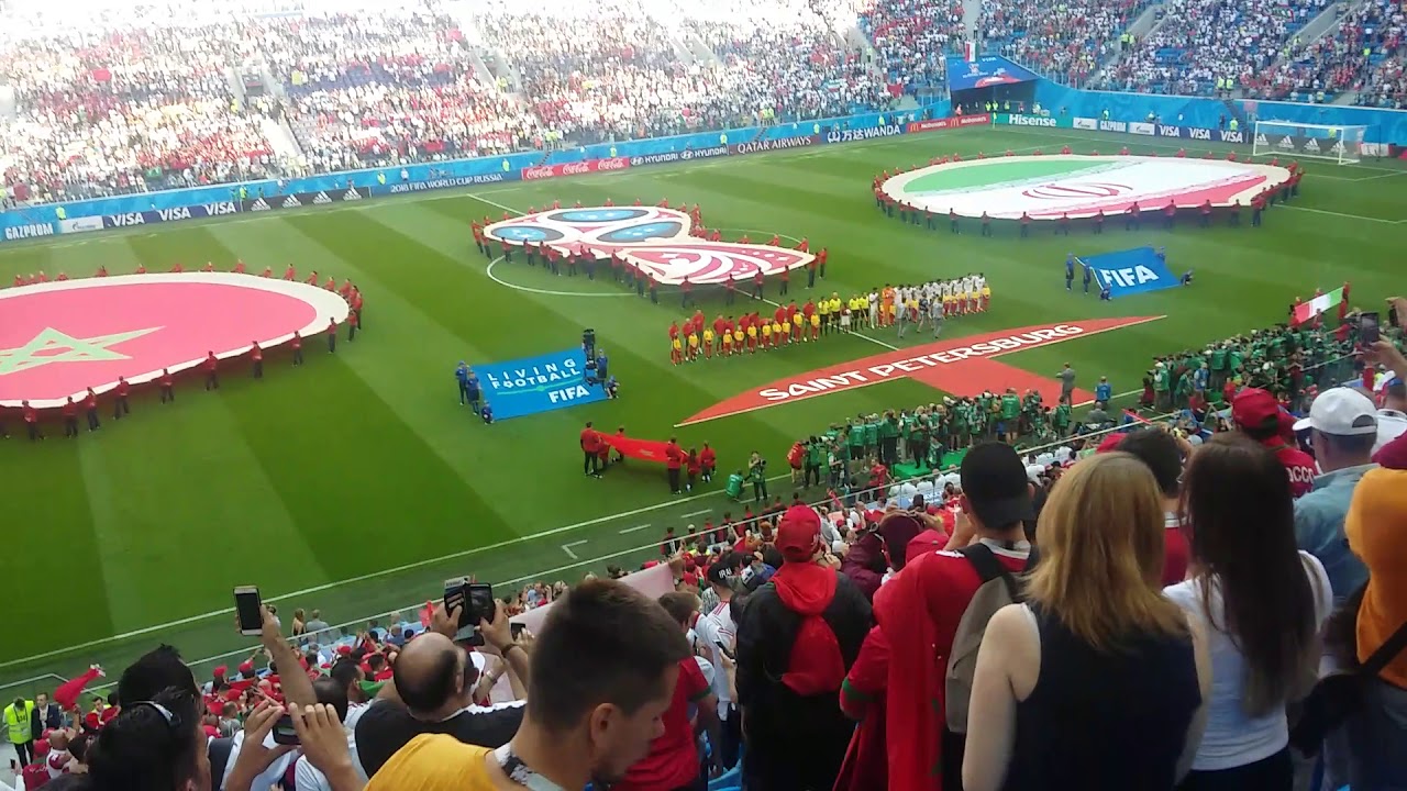 Марокко-Иран. Гимны. ЧМ по футболу 2018 / Morocco-Iran. Anthems. Fifa World Cup 2018