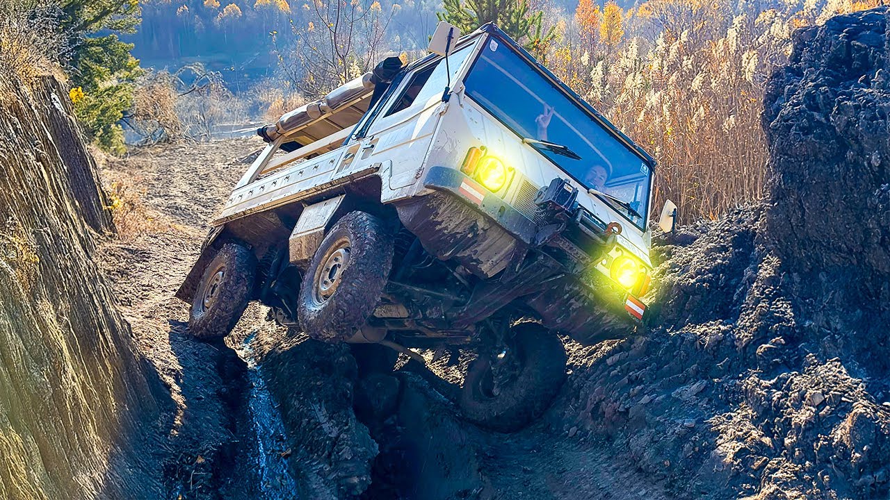 Mein 4x4 Pinzgauer kippt einfach um am Offroad-Event *musste gerettet werden*
