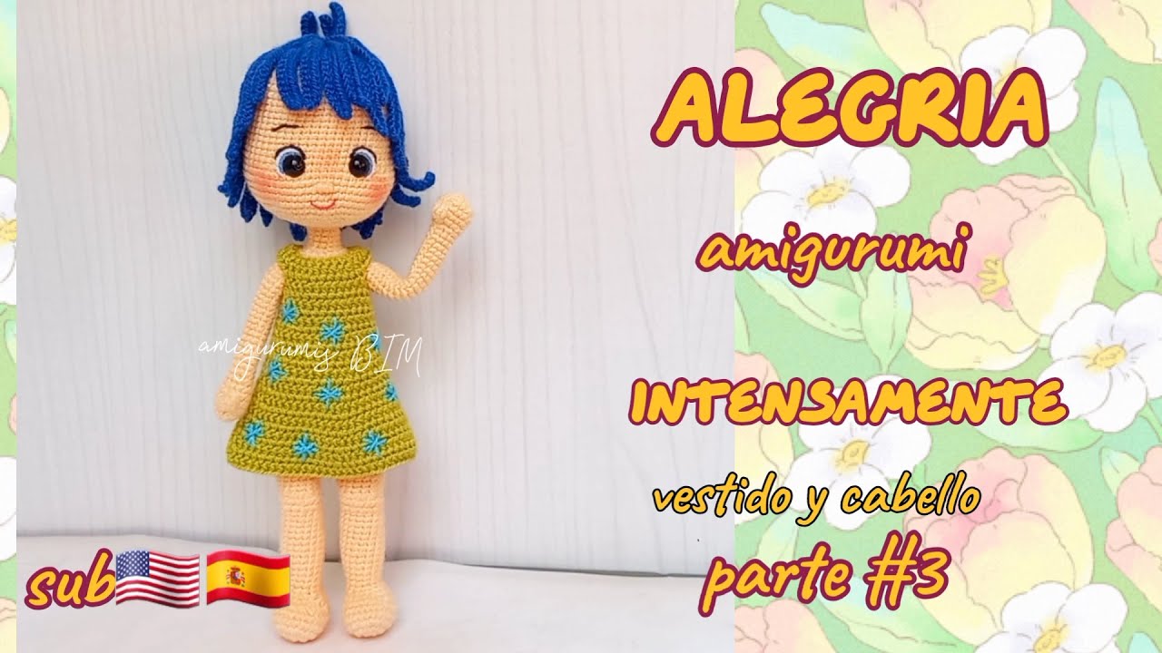 РАДОСТЬ интенсивно часть 3/3 SUB🇺🇲🇪🇸 #amigurumi #easy
