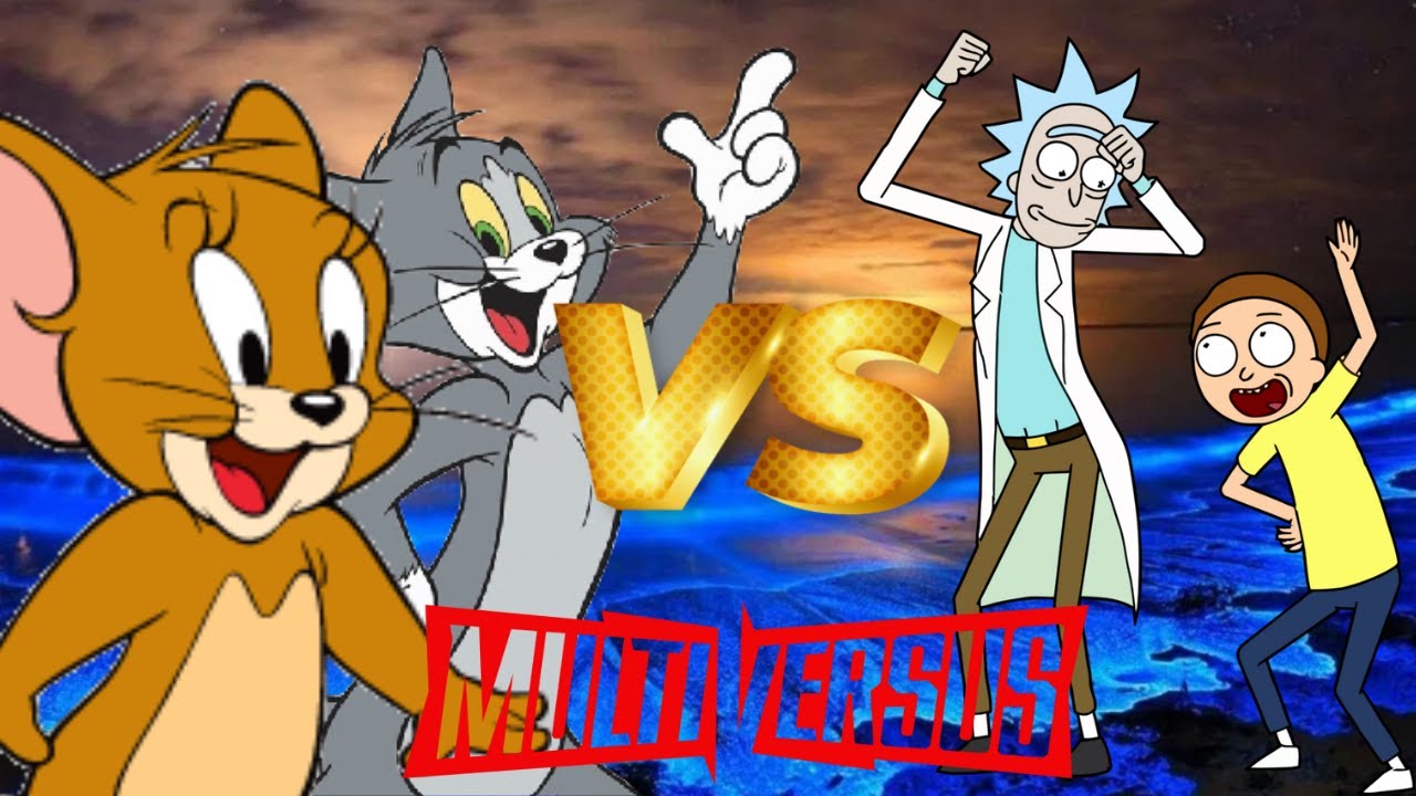 Tom and Jerry VS Rick and Morty - MultiVersus GamePlay (5 Points with No Commentary)