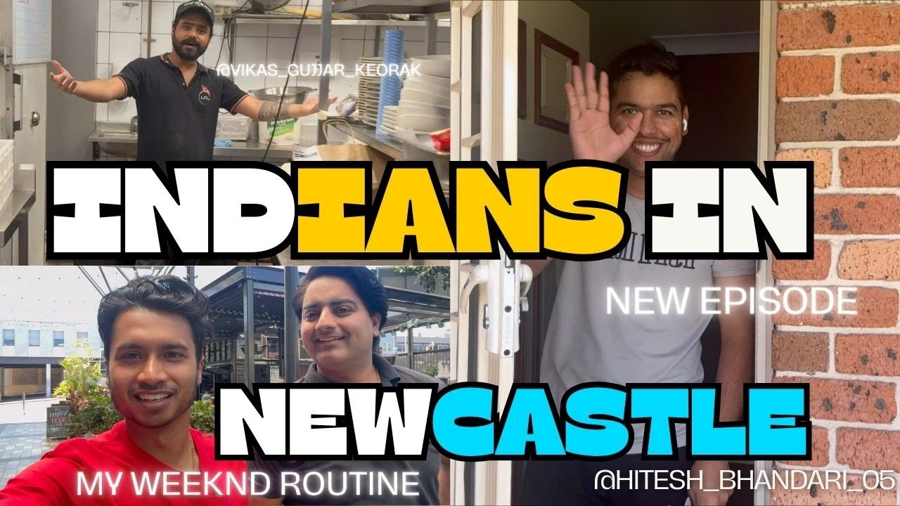 INDIANS IN NEWCASTLE CITY AUSTRALIA #newcastle #australia #indian