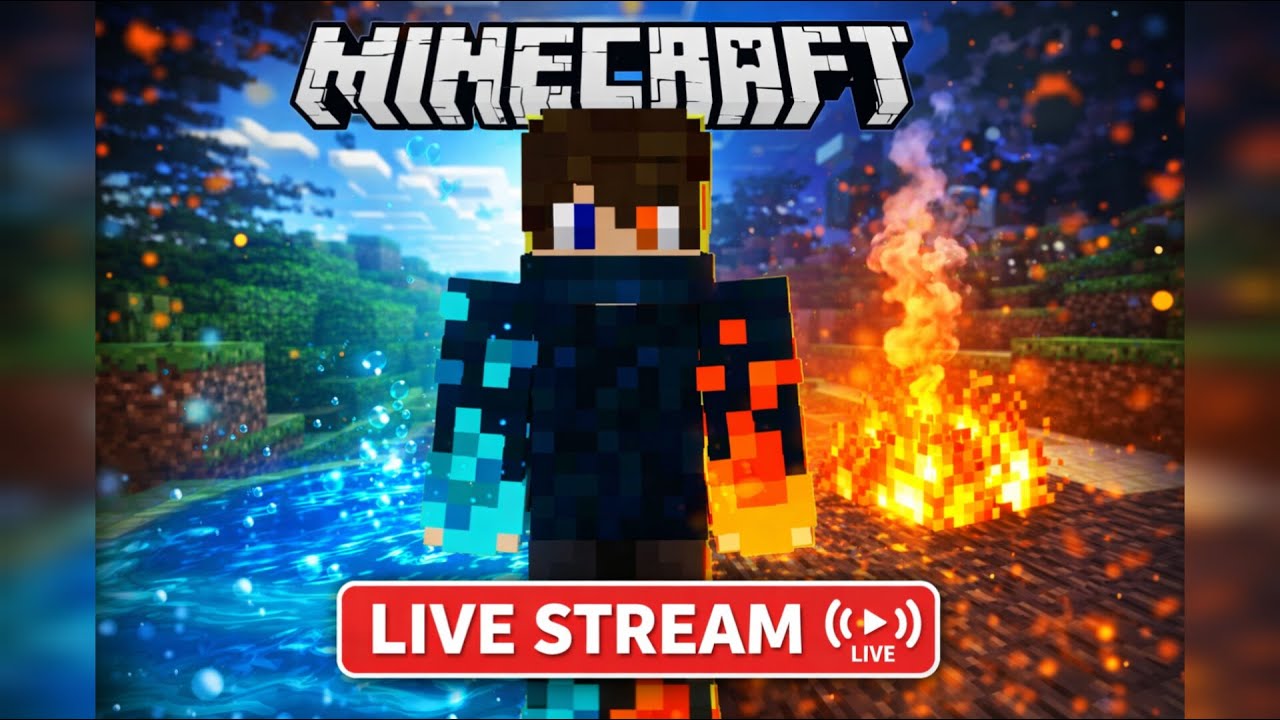 playing Minecraft Survival on my server