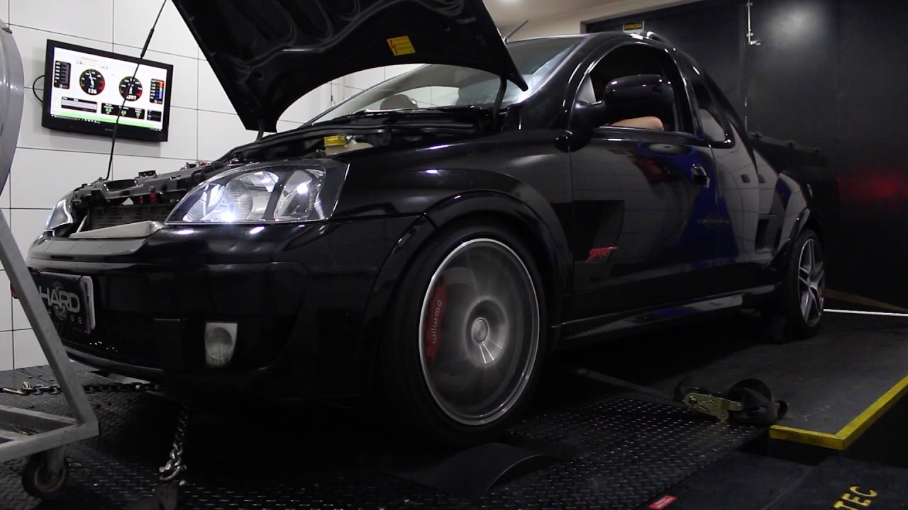 Chevrolet Montana turbinada encara o dinamômetro da Hard Garage [Ranking Preparados FULLPOWER]