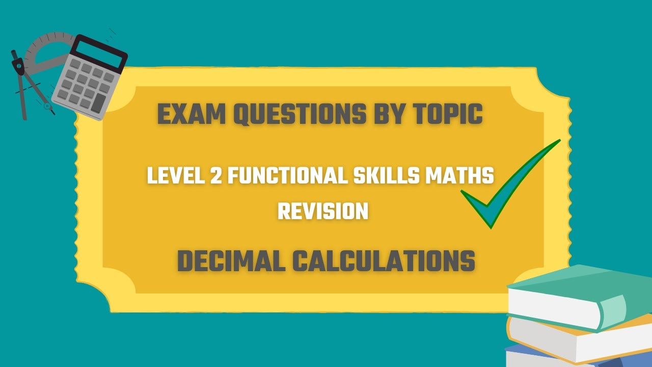 Decimal Calculations Exam Questions. Revise for your Level 2 Functional Skills Maths.