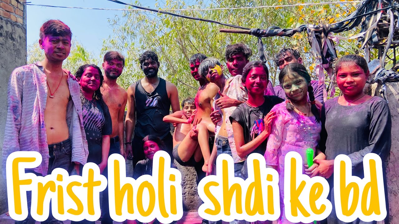 Shadi Ke Baad Ki Frist Holi ll Holi- part -1 2025 #maggisinghvlog