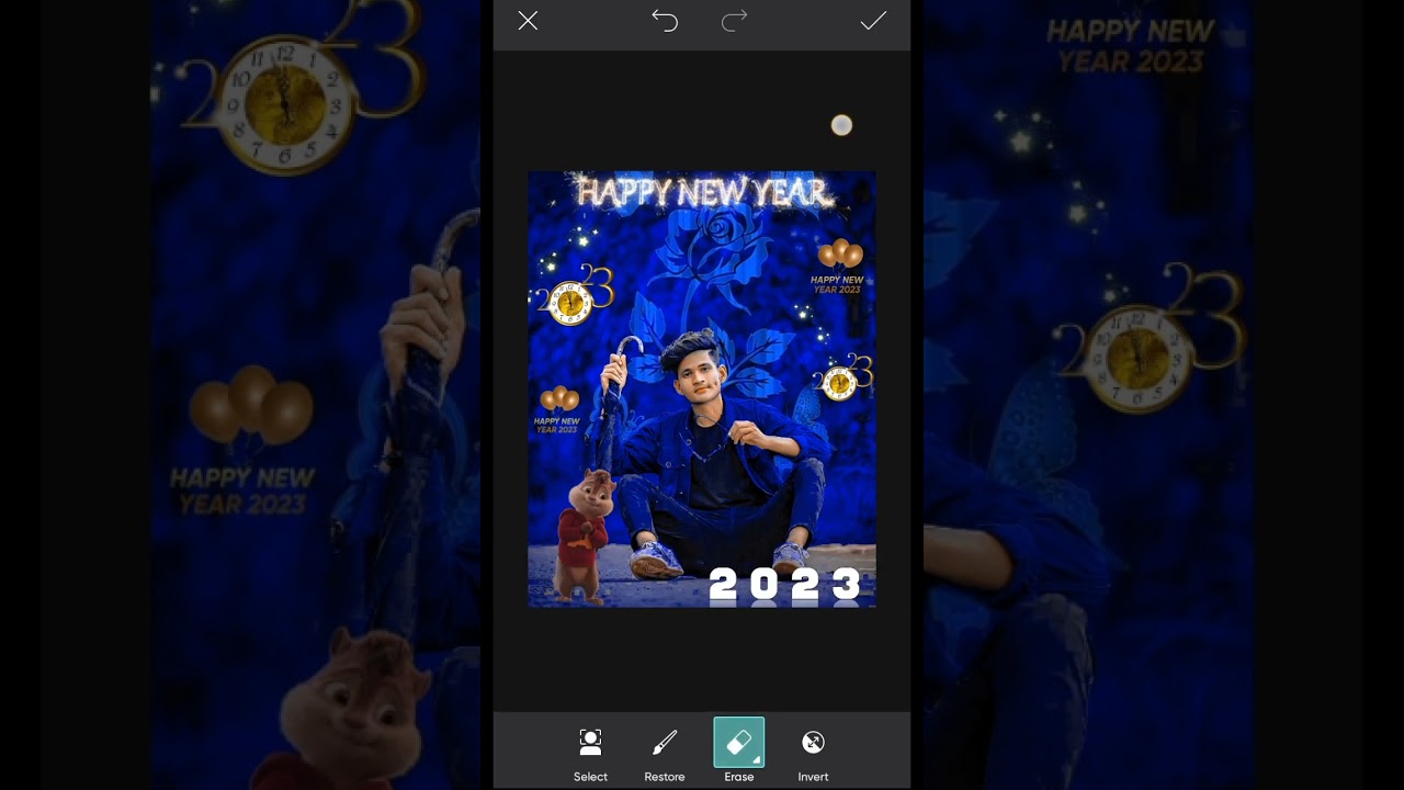 Happy new year Photo Editing 2023 || Nayasal Photo Editing || New PicsArt Photo Editing #nayasaal