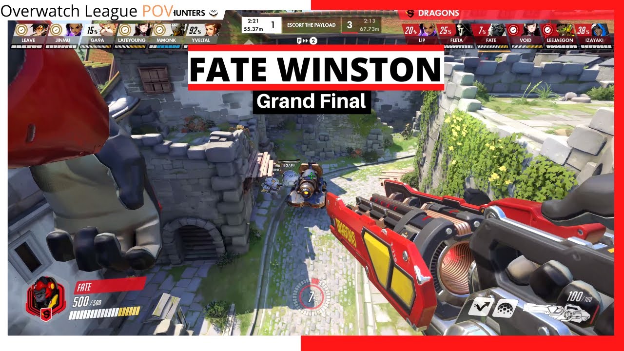 FATE WINSTON POV | Grand Final - Summer Showdown | Dragons vs Hunters | OWL Season 2021