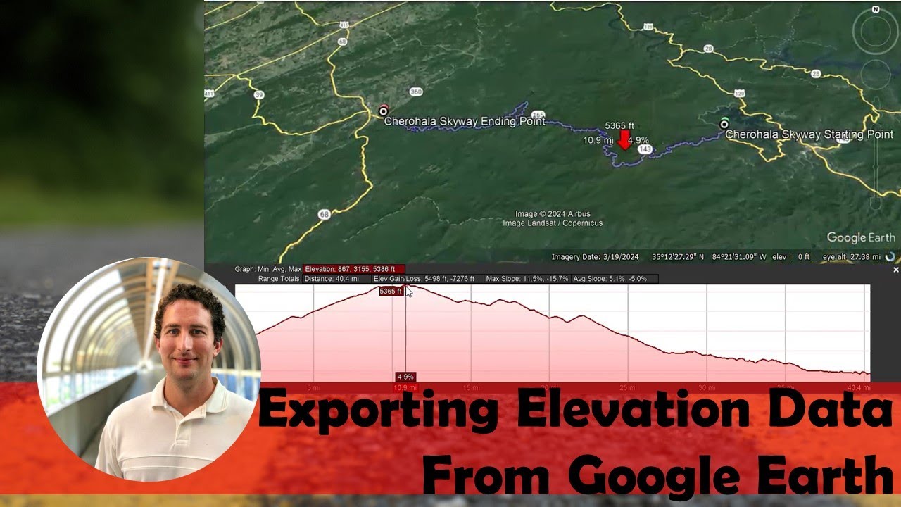 Экспорт данных о высоте из Google Earth с помощью GPS Visualizer