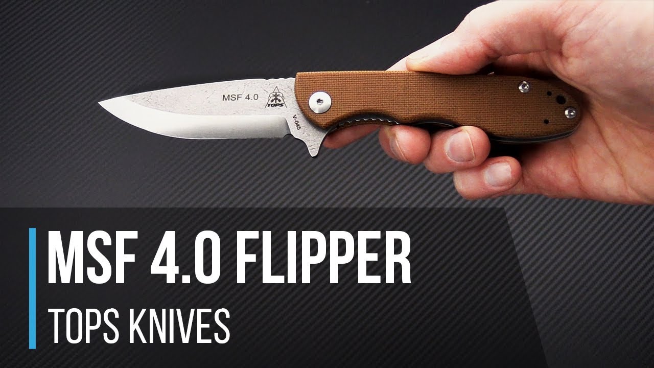 TOPS Knives MSF 4.0 Mini Scandi Flipper Overview