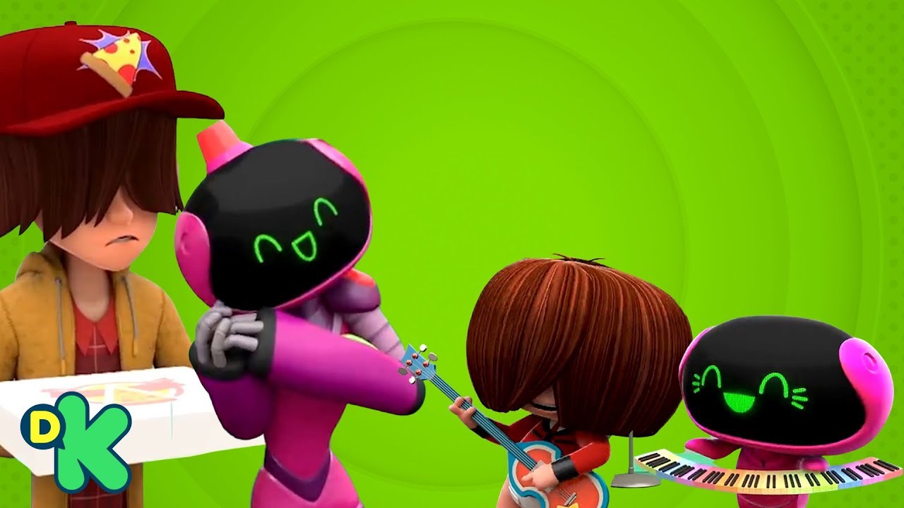 De bebés a adolescentes: ¡presente y futuro de la banda! | Mini Beat Power Rockers | Discovery Kids