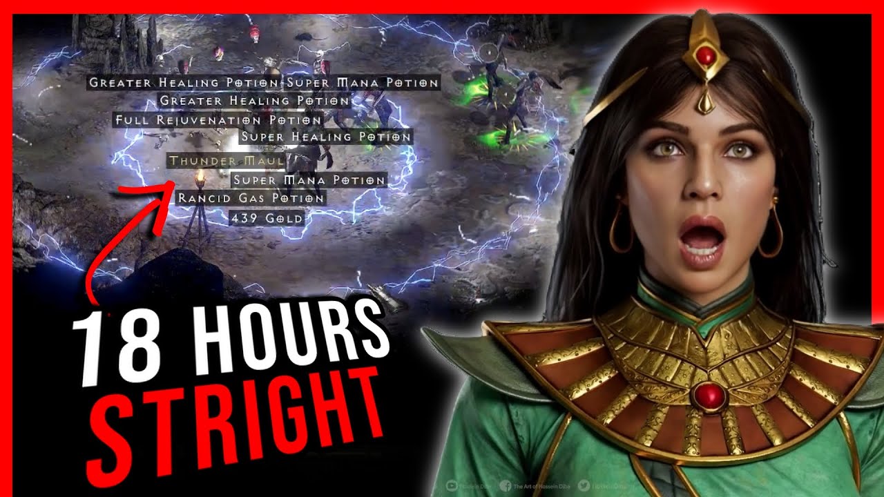 18 Hours of SLAYING with the Nova Sorc, Drop Highlights - Diablo 2 Resurrected