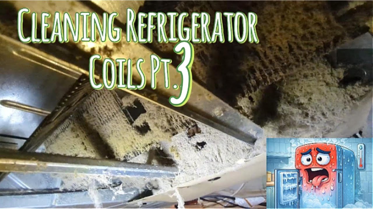 Refrigerator Cleaning Coils Pt.3