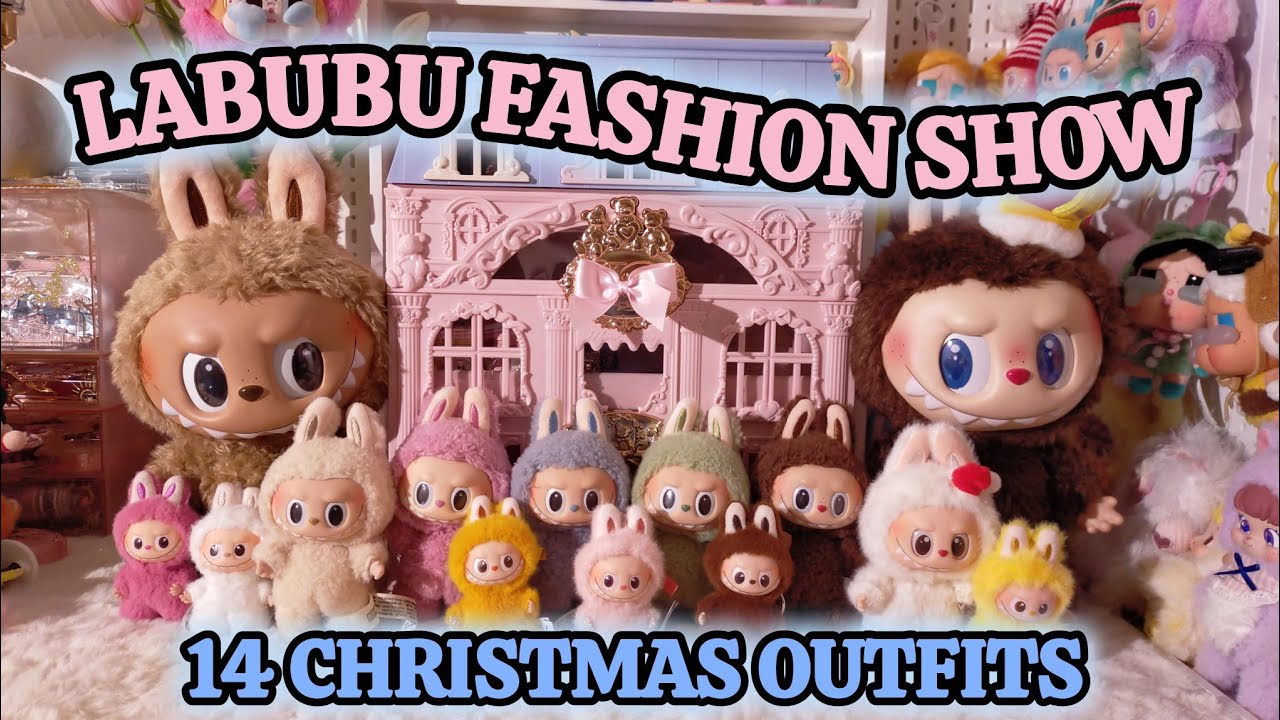 14 LABUBU Christmas Outfits + The Worst DIY 🎄 Tree Ever!