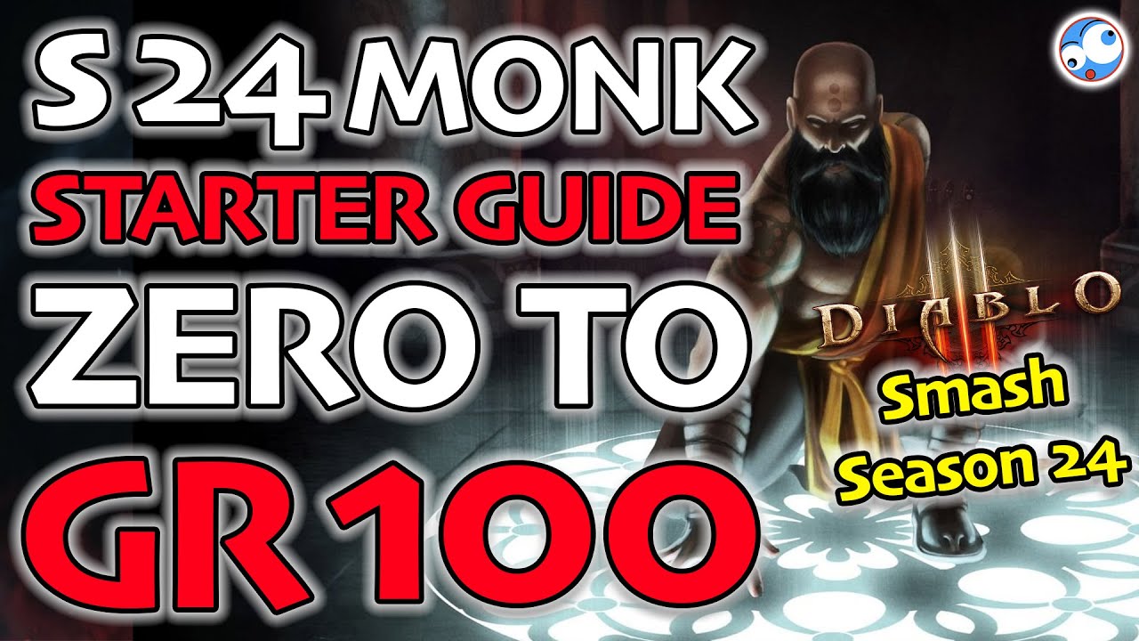 Season 24 Monk Starter Guide - Level 1 to endgame, how to level, material spending and tips Diablo 3
