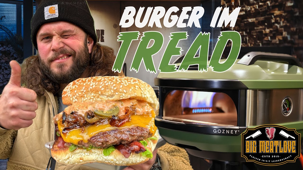 Burger Aktion im neuen Gozney TREAD - was kann der tragbare Pizzaofen?