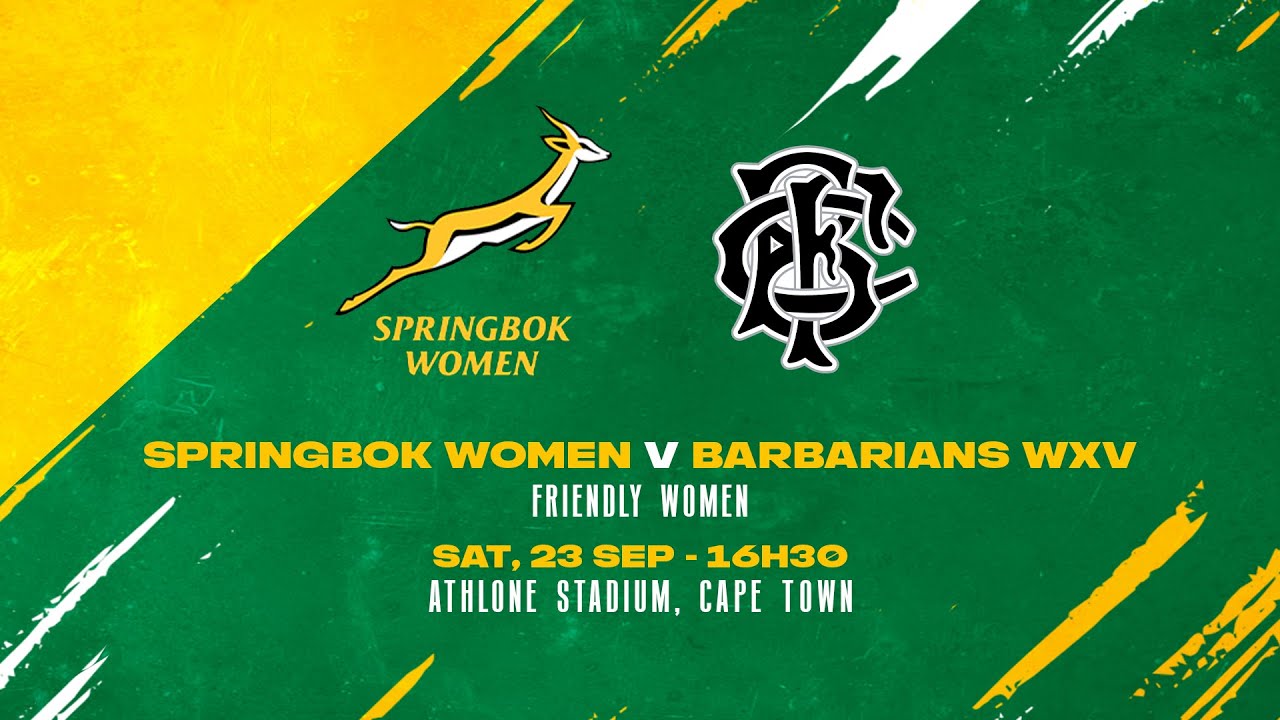 Springbok Women vs Barbarians WXV