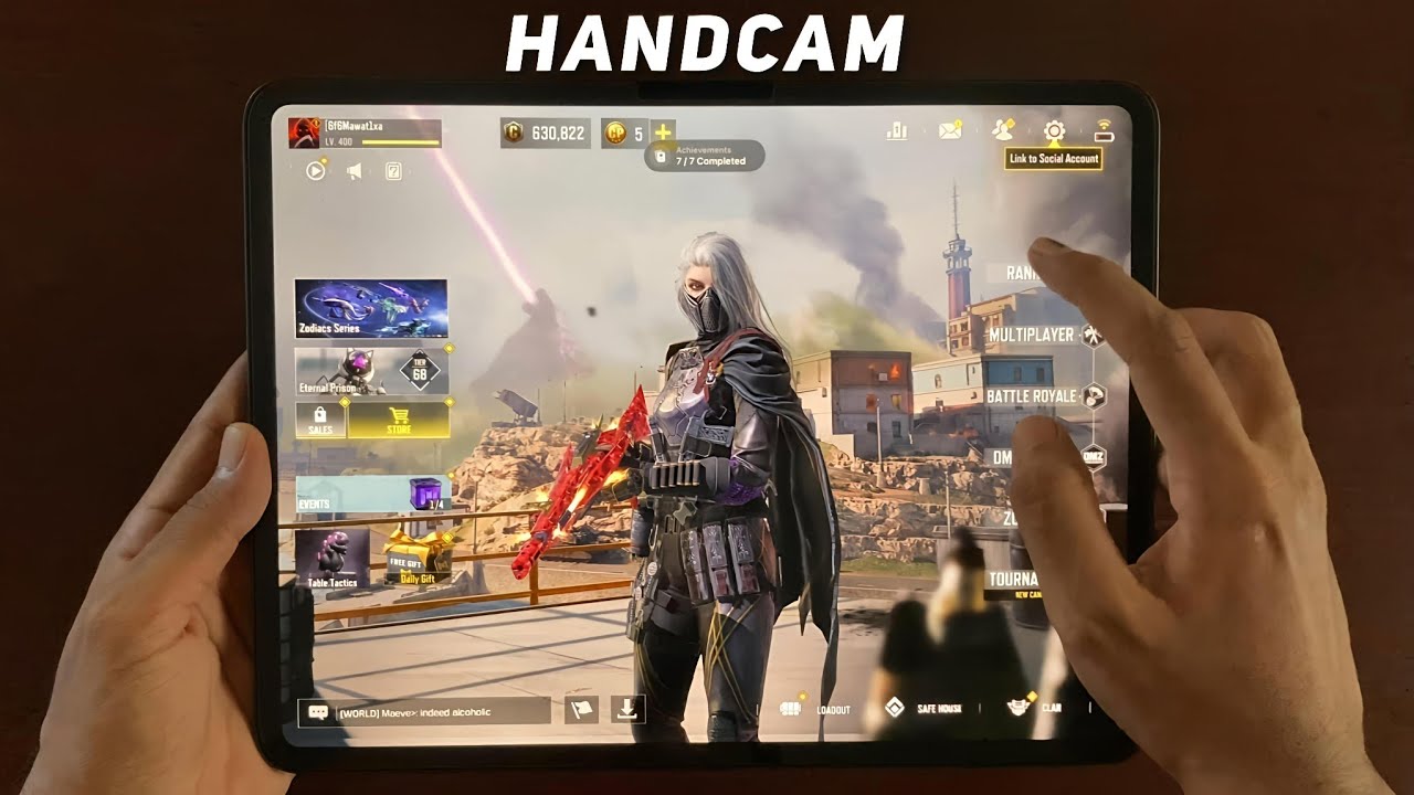 iPad Pro M5 🔥 120FPS HANDCAM on COD Mobile Battle Royale & Multiplayer