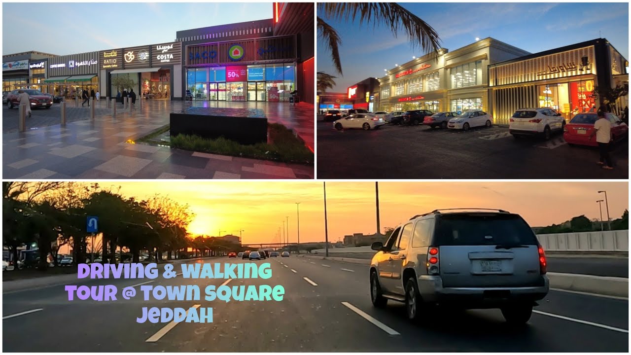 Where in Jeddah: Driving & Walking Tour @ Town Square, Jeddah [4K]