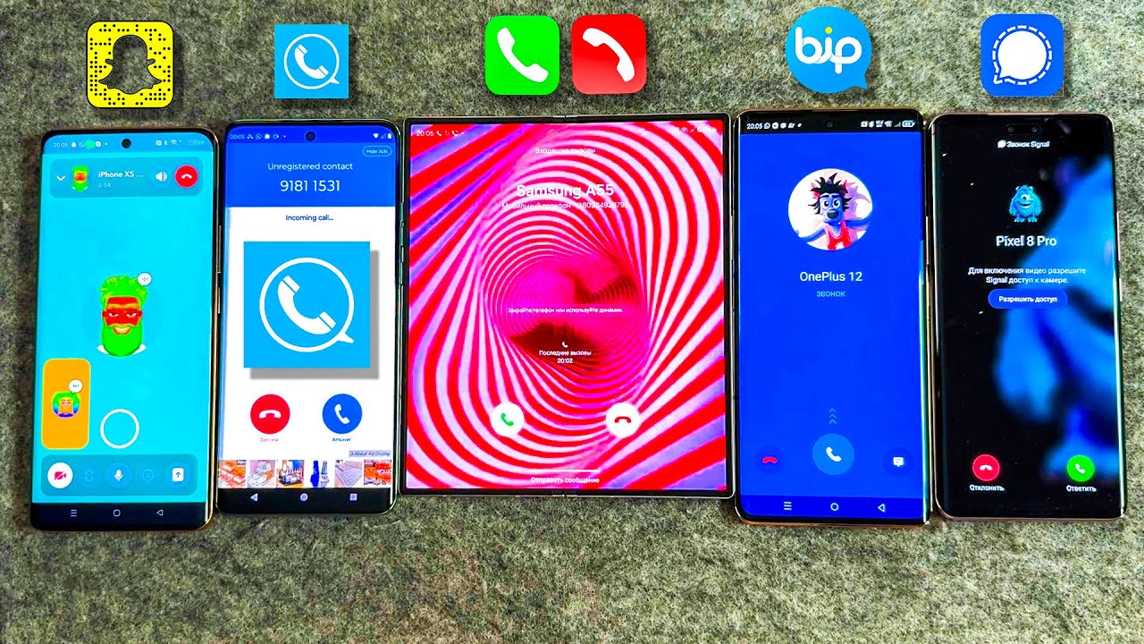 Infinix Z30 + Realme 11 + Moto E40 + Xiaomi 13 + Z Fold 6   SnapChat, SkyPhone, BiP, Signal & IG