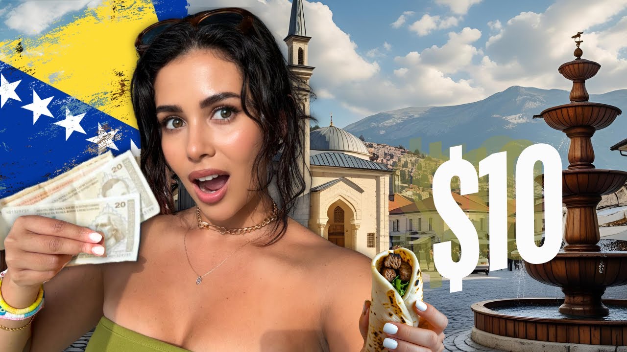 $10 Challenge in Bosnia 🇧🇦 Food, Culture & Hidden Gems in Sarajevo!