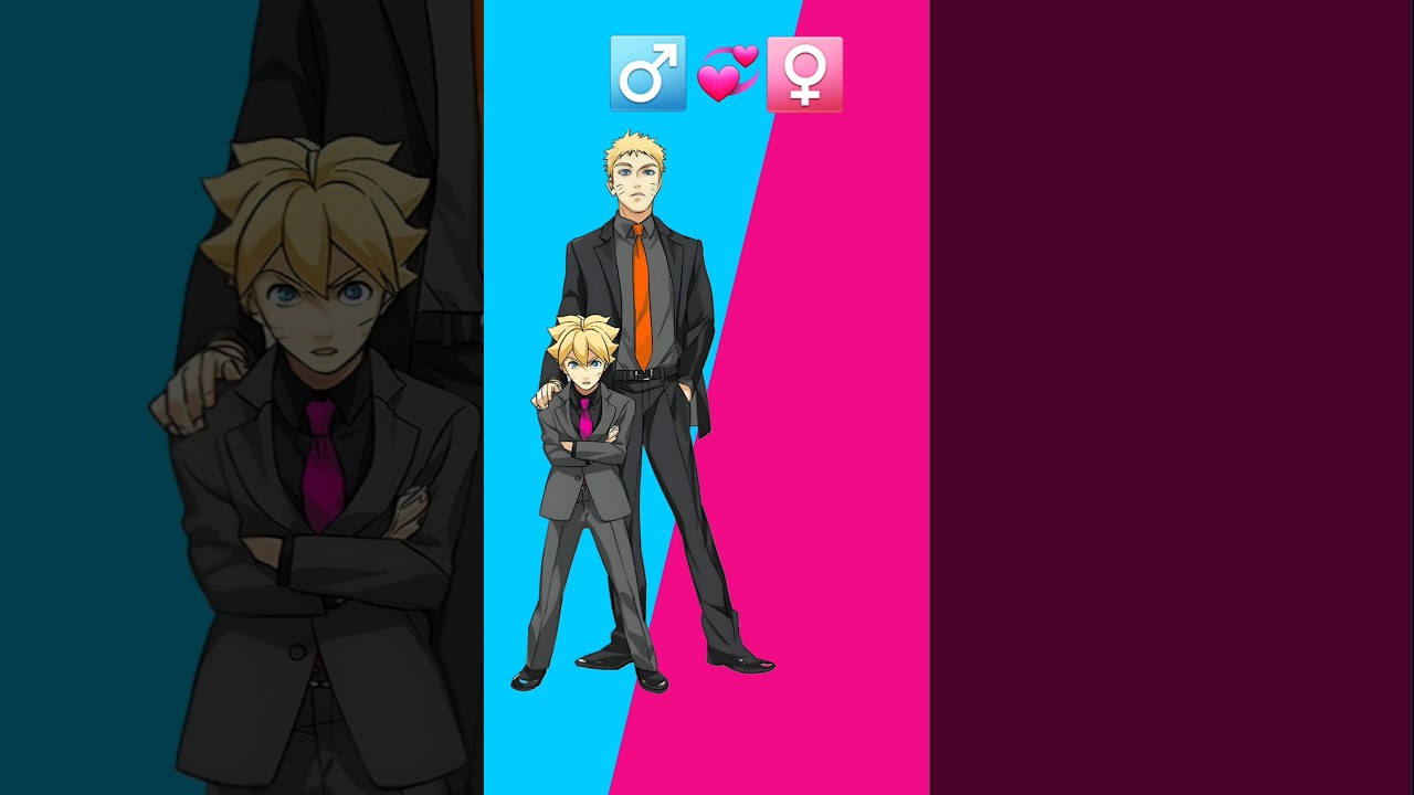 Singing challenge : Anime boys vs girls | #shorts #minecraft #animation #naruto