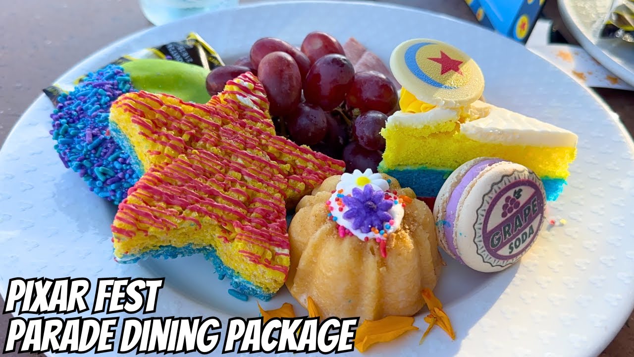 Pixar Fest Parade Dining Package & More New Foods!