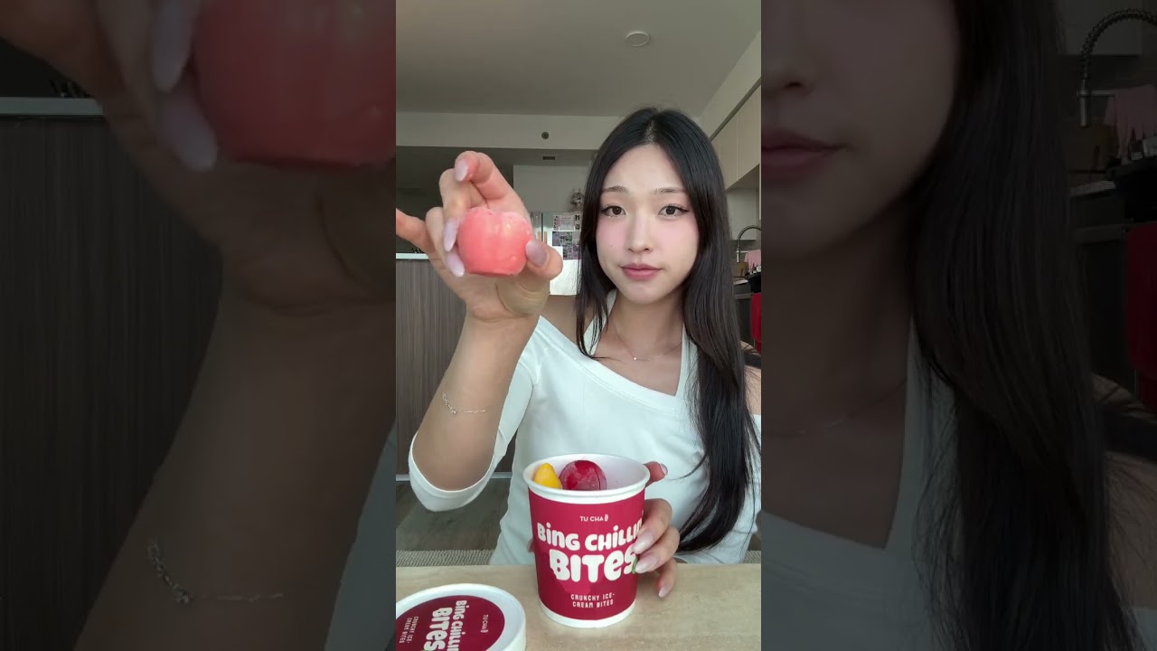 bing chilling fruit ice cream review 🍇🍓