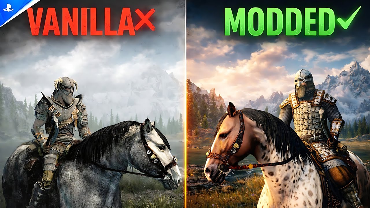 The Ultimate Skyrim Upgrade | 20 Mods (PS4, PS5, Xbox, PC)
