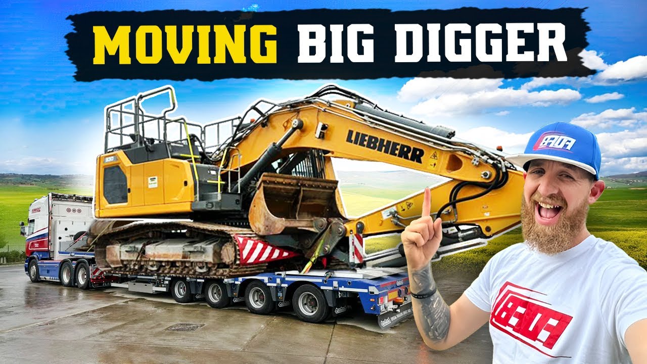 BIG LIEBHERR DIGGER! 🤙🏻🚚