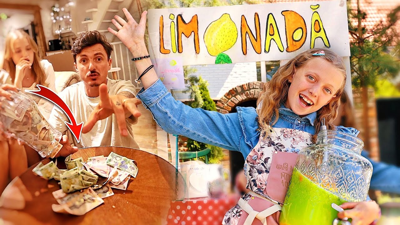 🍋 Vindem LIMONADĂ pe STRADĂ • Nu ne-am așteptat la atâția clienți !