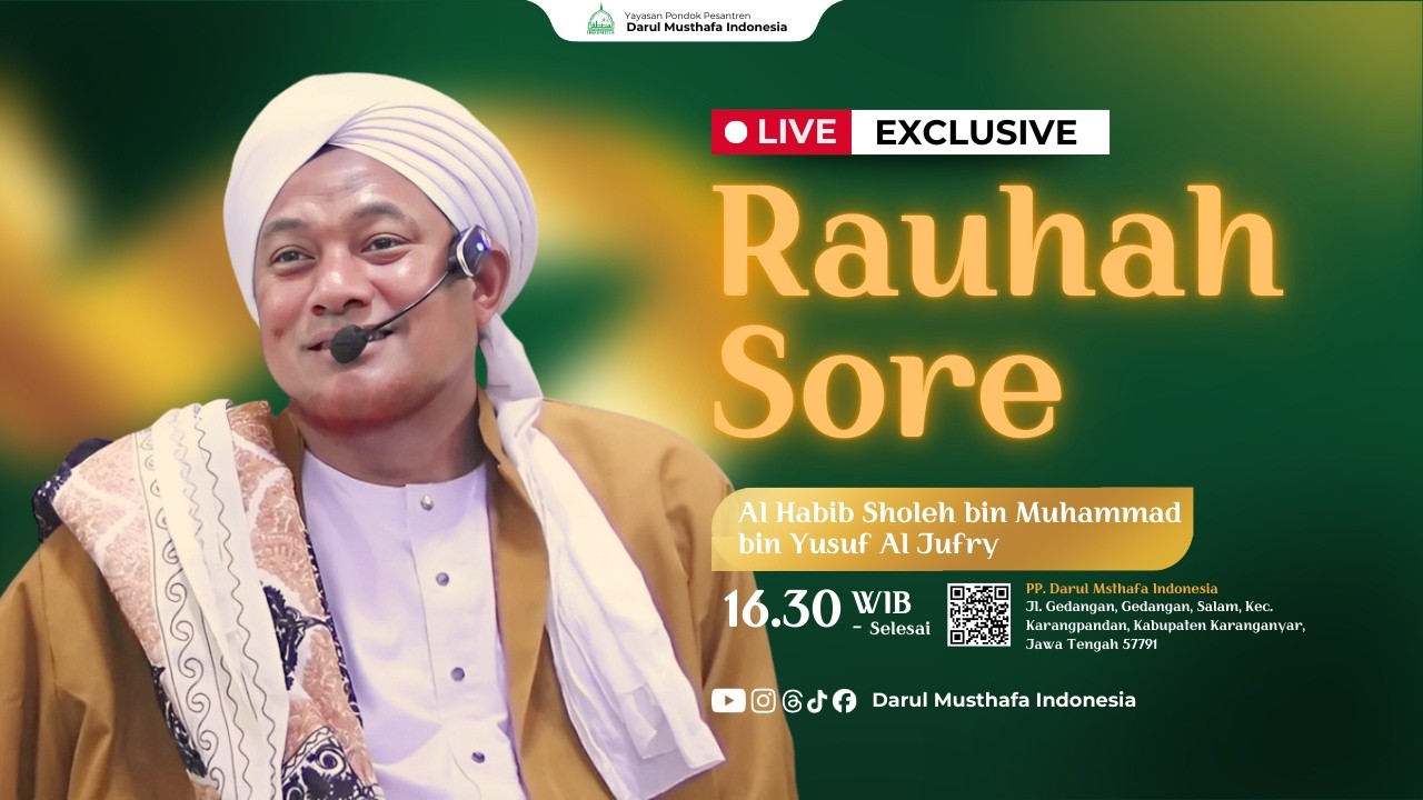 🔴LIVE | RAUHAH SORE | KHATAMAN KITAB | 30 SYA'BAN 1447 H