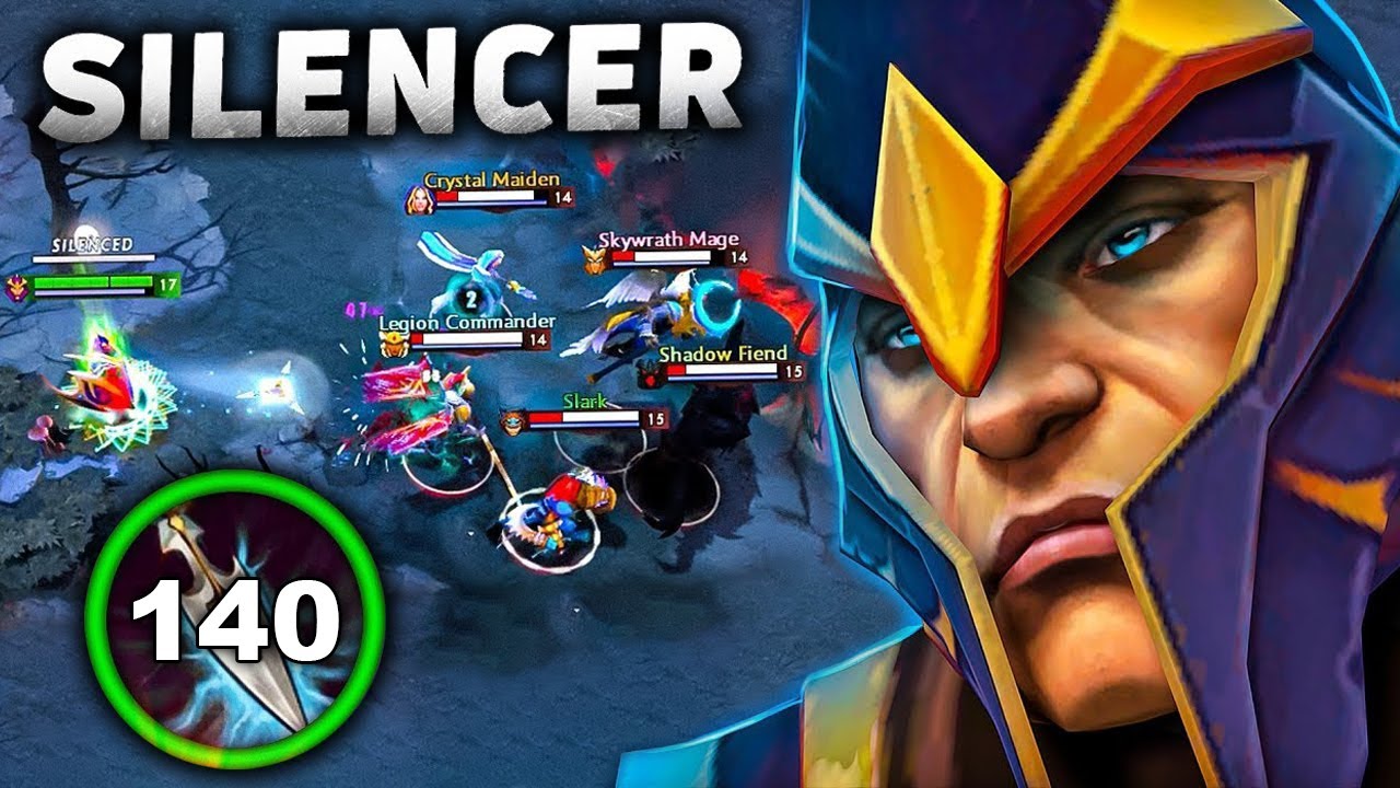 +140 Intelligent Silencer🔥🔥🔥33Kills Brutal Burst Damage One Shot | Dota 2