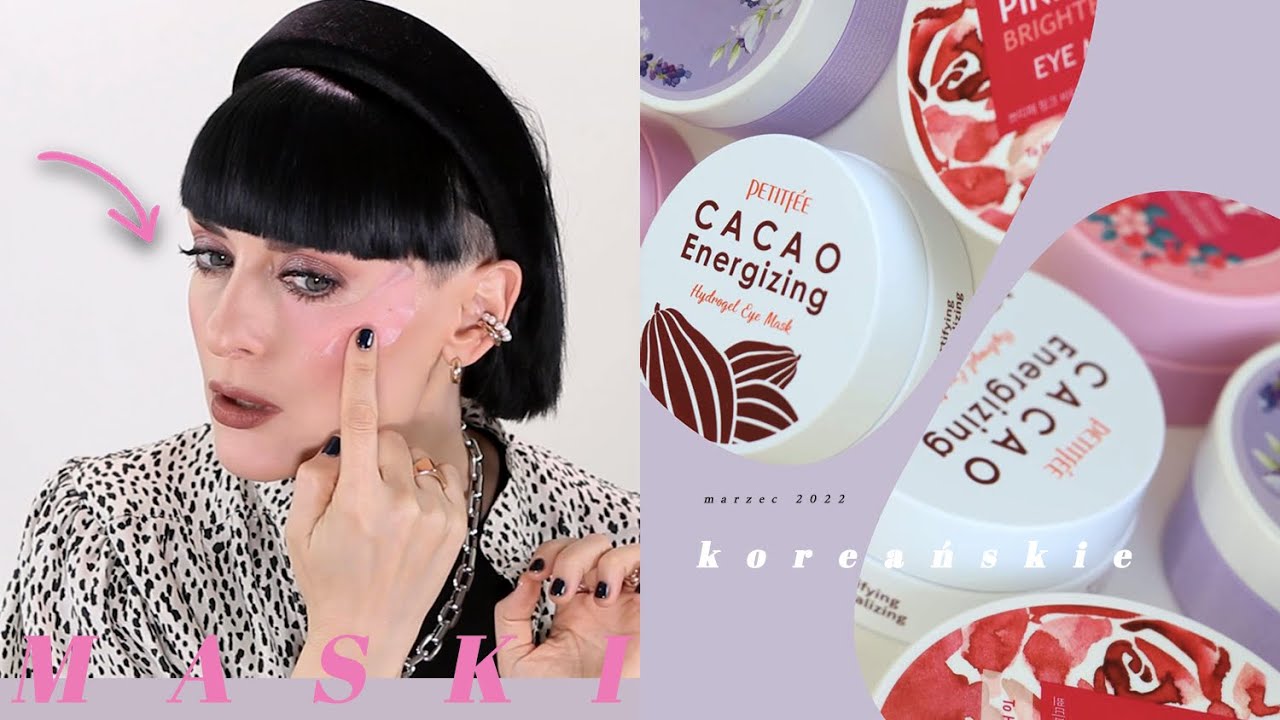 🌸 ULUBIONA MASKA POD OCZY ZA 12,90? + 4 INNE KOREAŃSKIE MASKI POD OCZY/magdalenalach.vlog