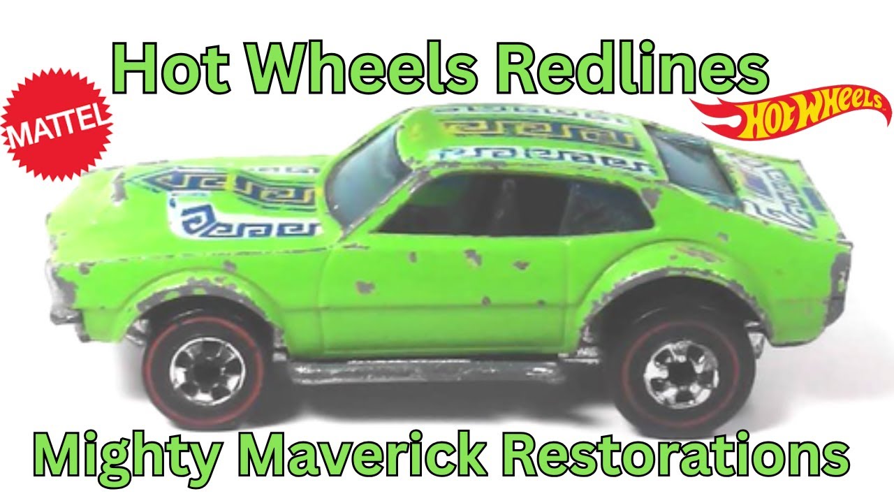 Как восстановить модель Hot Wheels Redline - Mighty Maverick #redlines #restoration #modified
